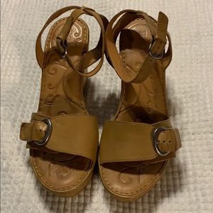 Tan sandals